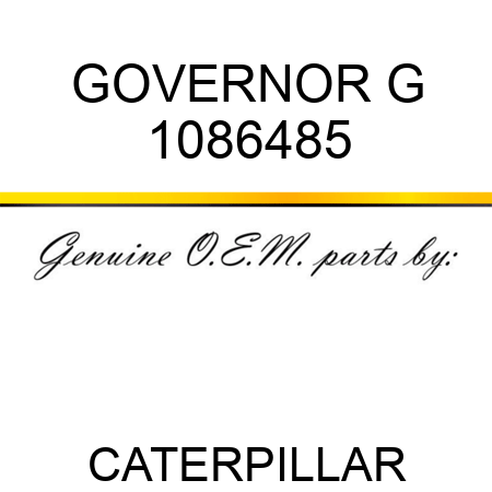 GOVERNOR G 1086485