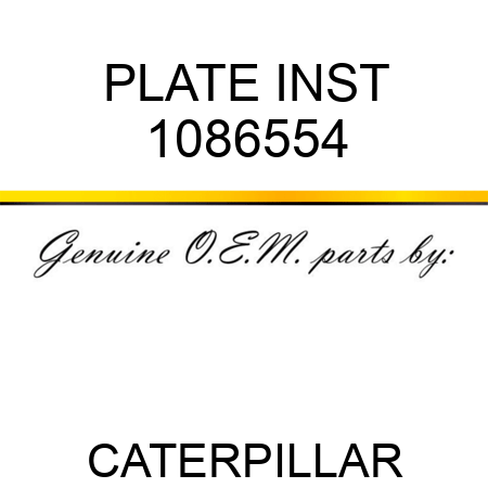 PLATE INST 1086554