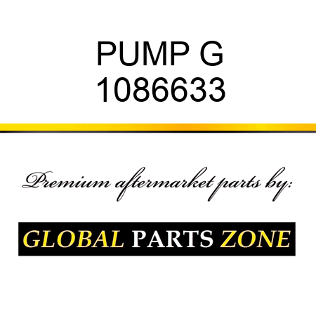 PUMP G 1086633