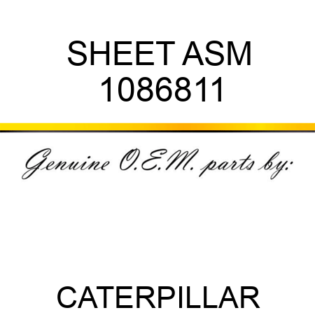 SHEET ASM 1086811
