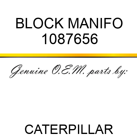 BLOCK MANIFO 1087656