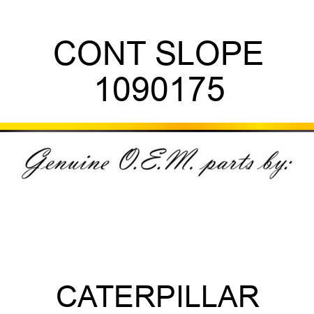 CONT SLOPE 1090175