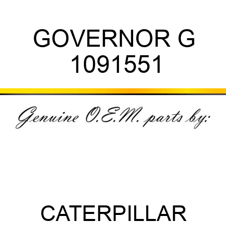 GOVERNOR G 1091551