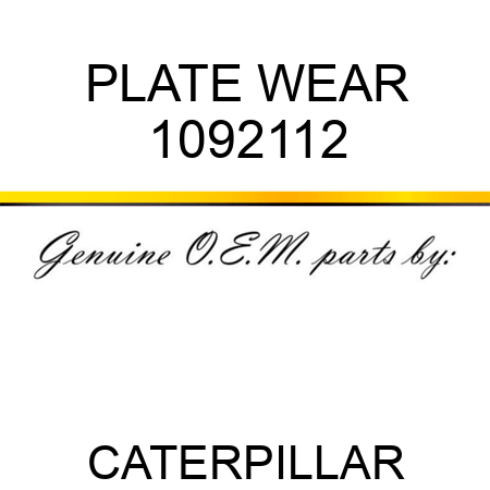 PLATE WEAR 1092112