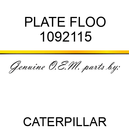 PLATE FLOO 1092115