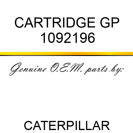 CARTRIDGE GP 1092196