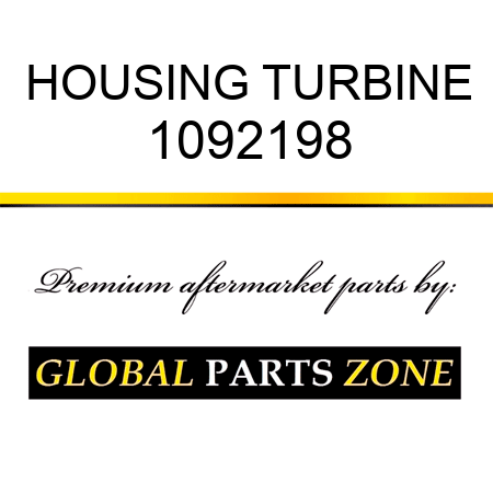 HOUSING TURBINE 1092198