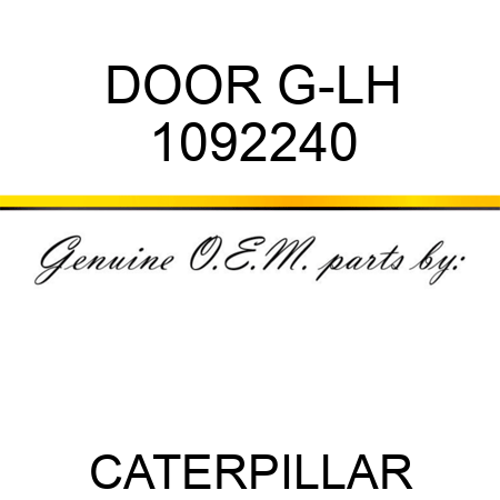 DOOR G-LH 1092240