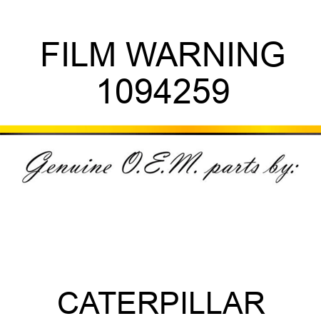 FILM WARNING 1094259