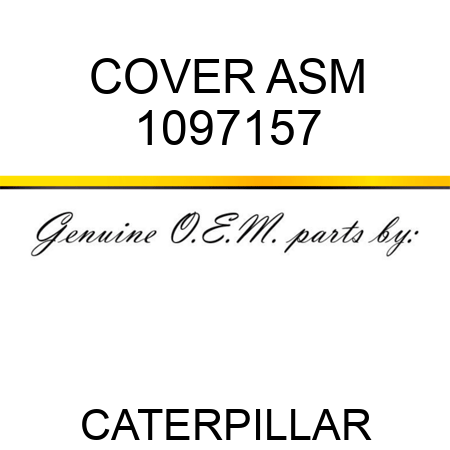 COVER ASM 1097157