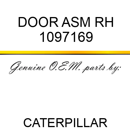 DOOR ASM RH 1097169