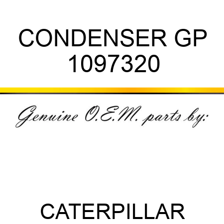 CONDENSER GP 1097320
