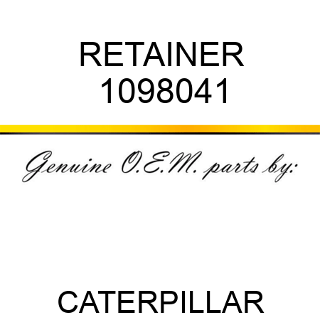 RETAINER 1098041
