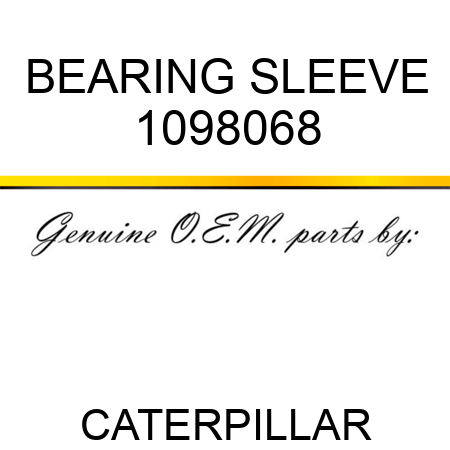 BEARING SLEEVE 1098068