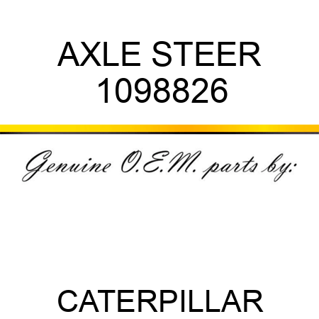 AXLE STEER 1098826