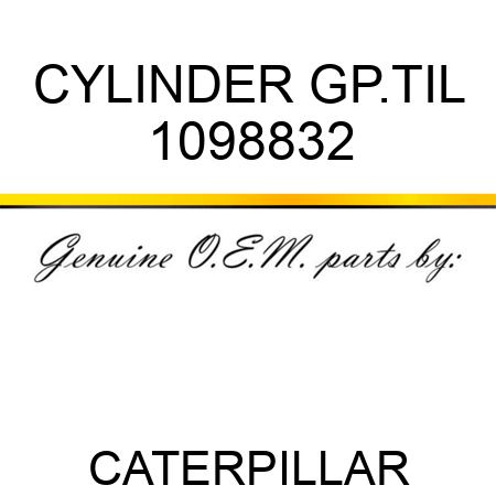 CYLINDER GP.TIL 1098832