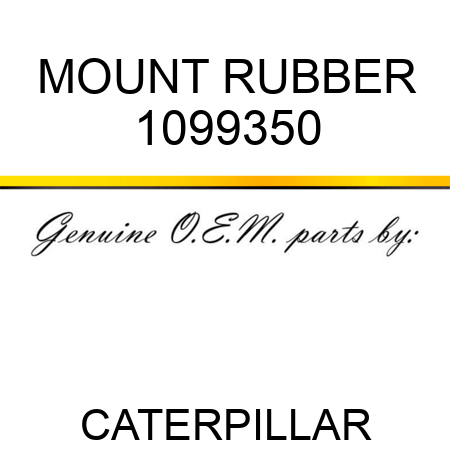 MOUNT RUBBER 1099350