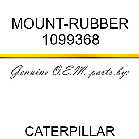 MOUNT-RUBBER 1099368