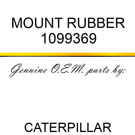 MOUNT RUBBER 1099369
