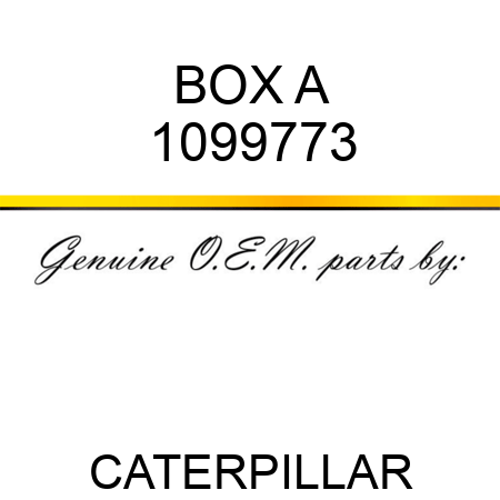 BOX A 1099773