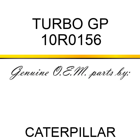 TURBO GP 10R0156