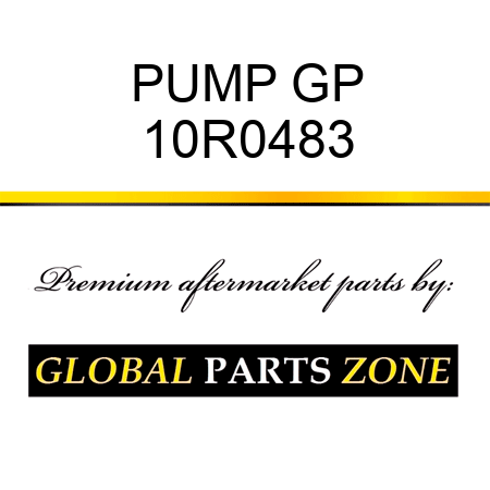 PUMP GP 10R0483