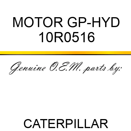 MOTOR GP-HYD 10R0516