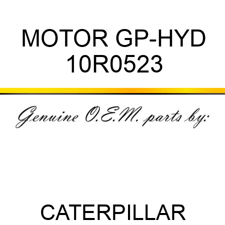 MOTOR GP-HYD 10R0523