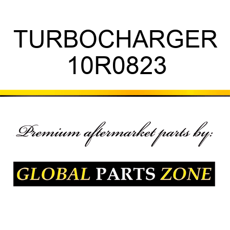 TURBOCHARGER 10R0823