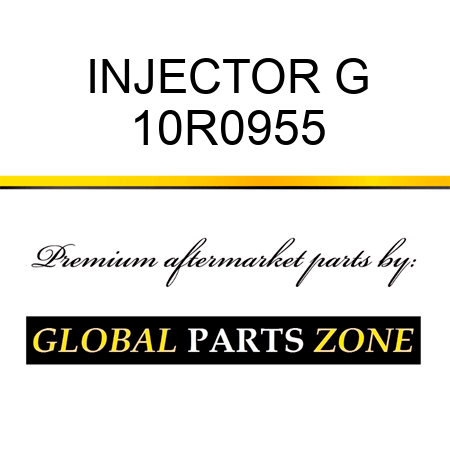 INJECTOR G 10R0955