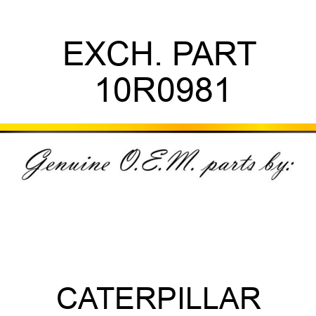 EXCH. PART 10R0981