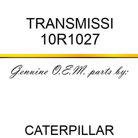 TRANSMISSI 10R1027
