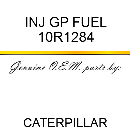 INJ GP FUEL 10R1284