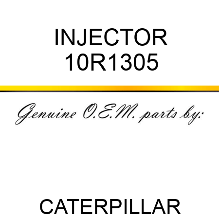 INJECTOR 10R1305