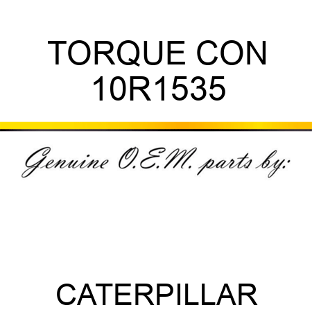TORQUE CON 10R1535