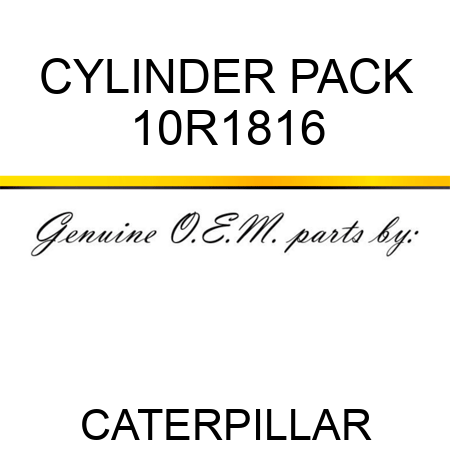 CYLINDER PACK 10R1816
