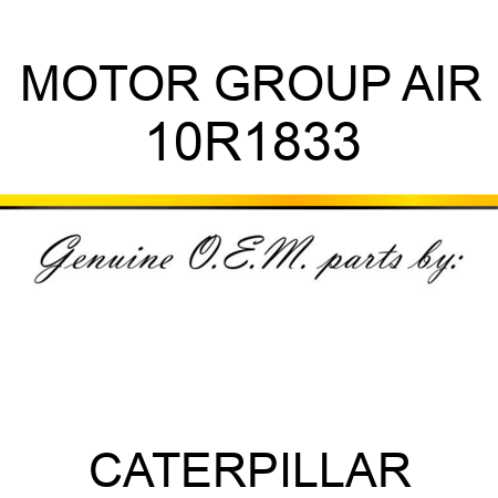 MOTOR GROUP AIR 10R1833