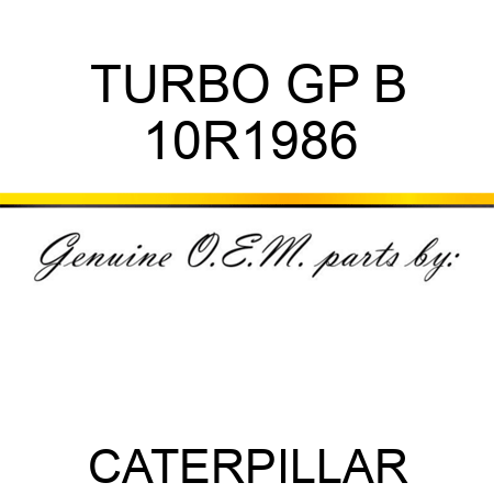 TURBO GP B 10R1986