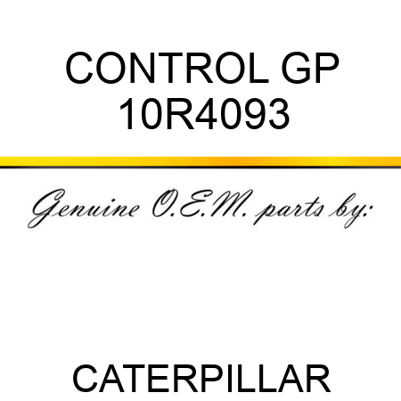 CONTROL GP 10R4093