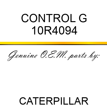 CONTROL G 10R4094