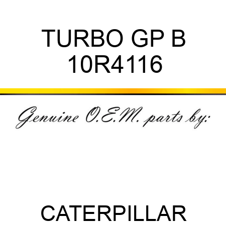 TURBO GP B 10R4116