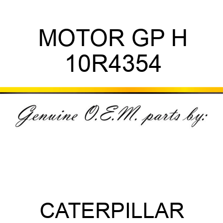 MOTOR GP H 10R4354