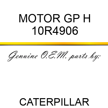 MOTOR GP H 10R4906