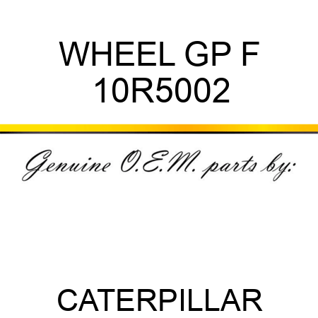 WHEEL GP F 10R5002