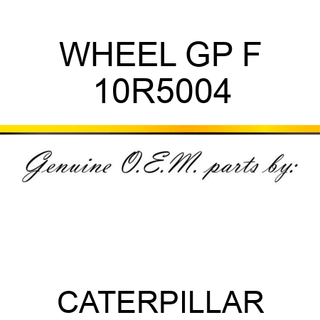 WHEEL GP F 10R5004