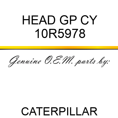 HEAD GP CY 10R5978