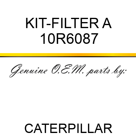 KIT-FILTER A 10R6087