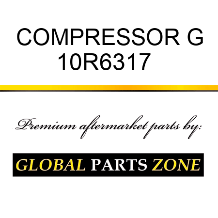 COMPRESSOR G 10R6317  