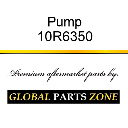 Pump 10R6350