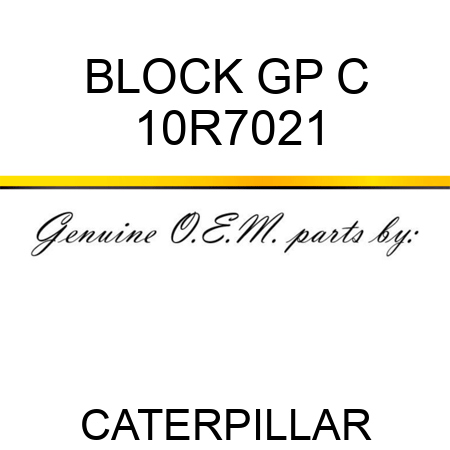 BLOCK GP C 10R7021